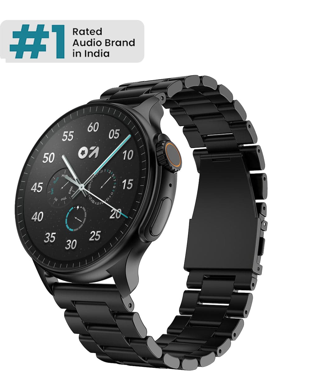 Open-box Boult Crown R Pro smartwatch with a 3.63 cm Super AMOLED display