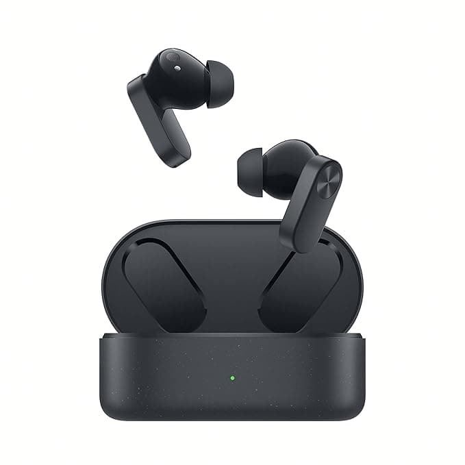 OnePlus Nord Buds 2 True Wireless in Ear Earbuds with Mic, Upto 25dB ANC 12.4mm Dynamic Titanium Drivers, Playback:Upto 36hr case, 4-Mic Design, IP55 (seal pack)