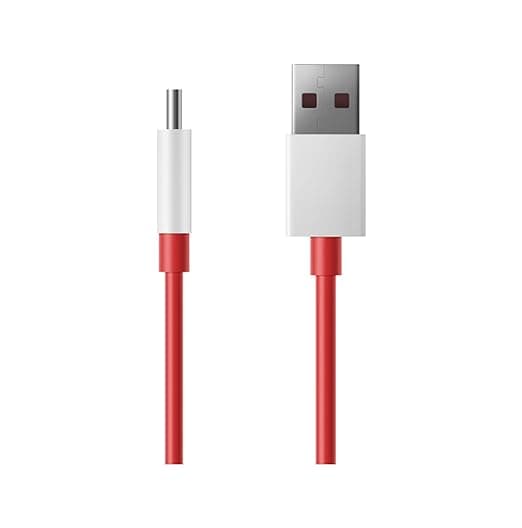 OnePlus Warp Charge Type-C To Type-C Cable 150Cm, Compatible With Smartphone, Red,White Total